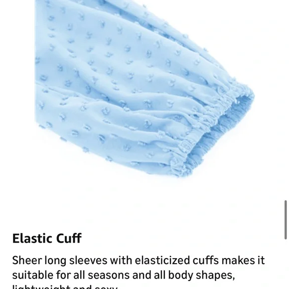 Jasambac Green Long Sleeve Dress for Women XXL - Swiss Dot, V Neck, Zip up Back - Picture 5 of 8